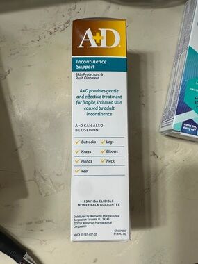 Incontinence Support Skin Protectant & Rash Ointment - White/Tan